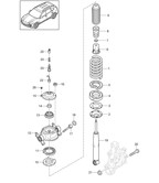 Rear Axle Cayenne MK3 (958) 2010-2017