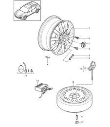 Wheels Cayenne 92A (958) >>2014