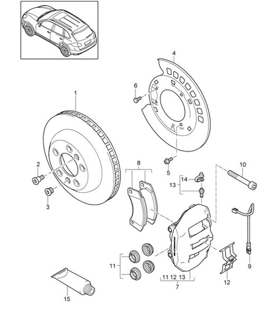 Diagram 603-000 Porsche 944 1982-1991 
