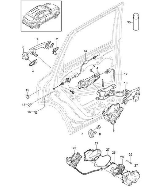 Diagram 804-025 Porsche Cayman 718C (982C) 2017>> Body