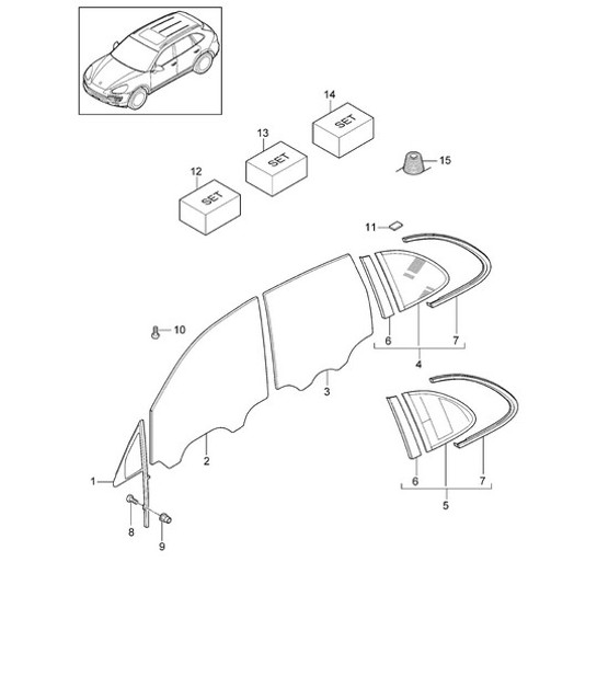 Diagram 805-006 Porsche 912E 4CYL 1976 