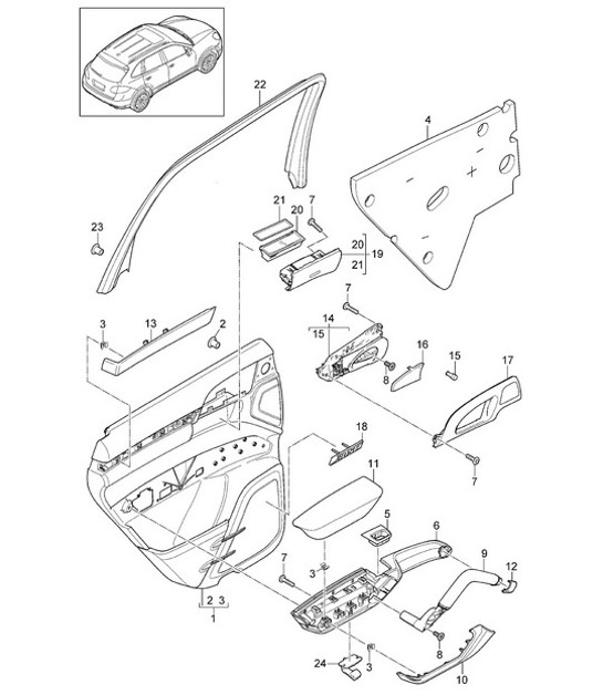 Diagram 807-015 Porsche Taycan (2020>> 