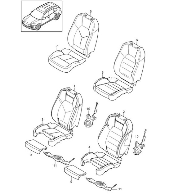 Diagram 817-014 Porsche Macan (95B) MK3 2022>> 