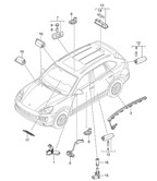 Electrical equipment Cayenne 92A (958) 2010-2017