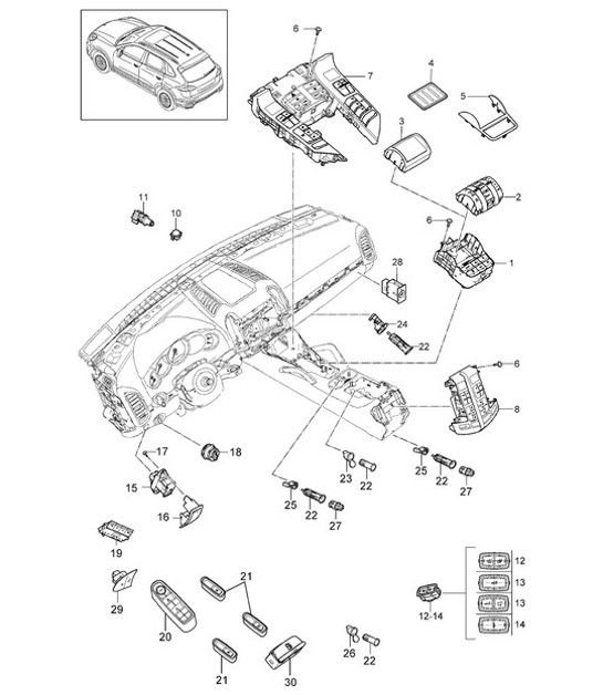 Diagram 903-005 Porsche Taycan (9J1) MK1 2020-2024 