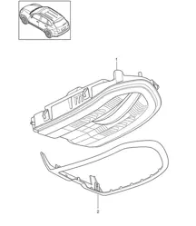 Console / Roof (see workshop manual)   Cayenne 92A (958) >>2013