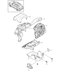 Steering column switch Cayenne 92A (958) 2015>>