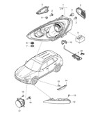 Electrical equipment Cayenne 92A (958) 2010-2017