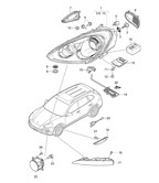 Electrical equipment Cayenne 92A (958) 2010-2017