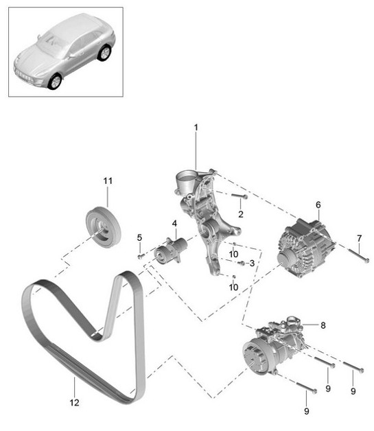 Diagram 102-080 Porsche Macan-e (95C) Elektro 2024>> 