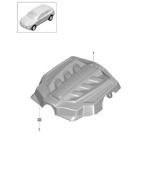 Copertura motore 95B.1 Macan 2014-18