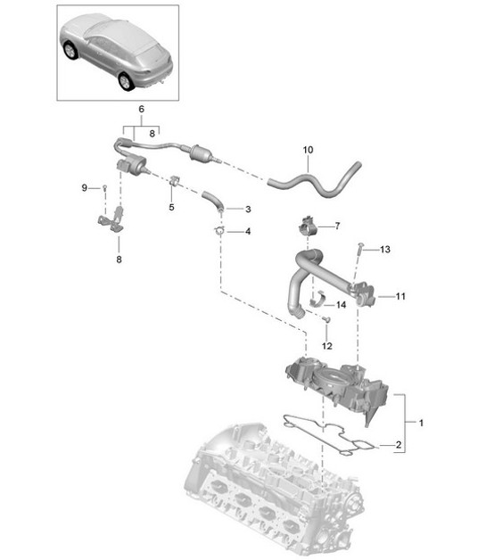 Diagram 107-010 Porsche 9J1.1 Taycan 2020-24 