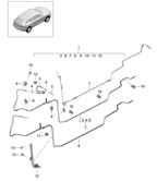 Fuel System, Exhaust System Macan (95B) MK1 (2014-2018)