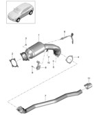 Fuel System, Exhaust System Macan (95B) MK1 (2014-2018)