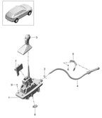 Hand Lever System, Pedal Cluster  Macan (95B) MK1 (2014-2018)