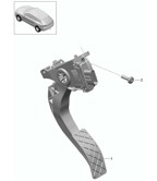 Hand Lever System, Pedal Cluster  Macan (95B) MK1 (2014-2018)