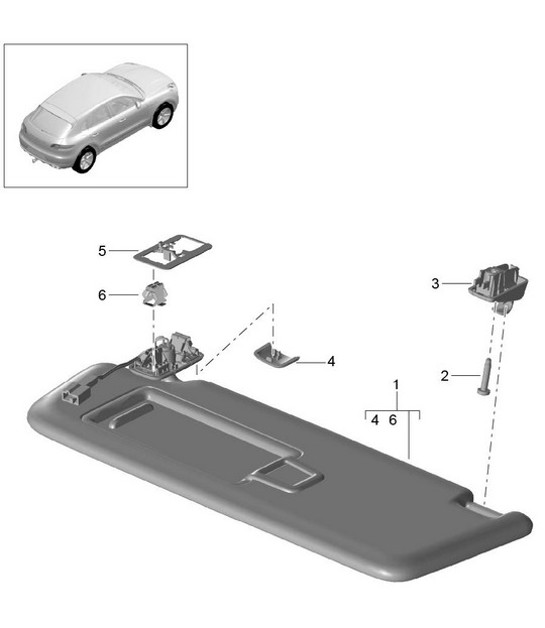 Diagram 807-065 Porsche 924 Turbo 2.0L 1979-81 Body
