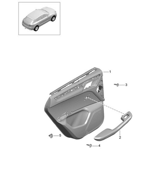 Diagram 808-055 Porsche Macan (95B) MK2 2019-2021 
