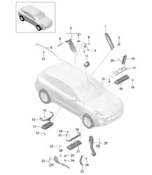 Airbag 95B.1 Macan 2014-18