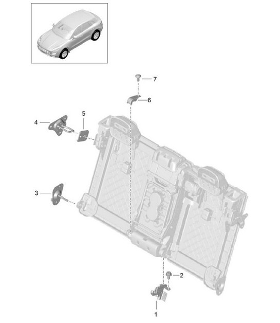 Diagram 817-055 Porsche Taycan (9J1) MK1 2020-2024 