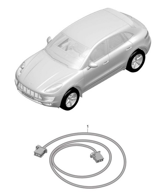 Diagram 902-050 Porsche 957 Cayenne Turbo / Turbo S 4.8L 2007-10 Electrical equipment