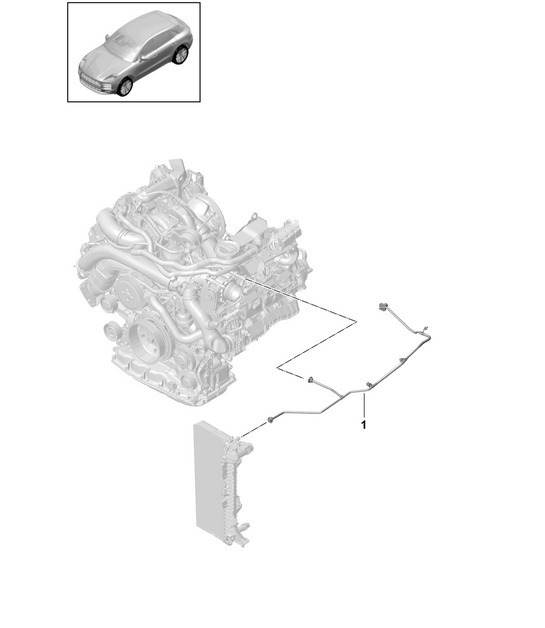 Diagram 105-150 Porsche Macan (95B) MK2 2019-2021 Engine