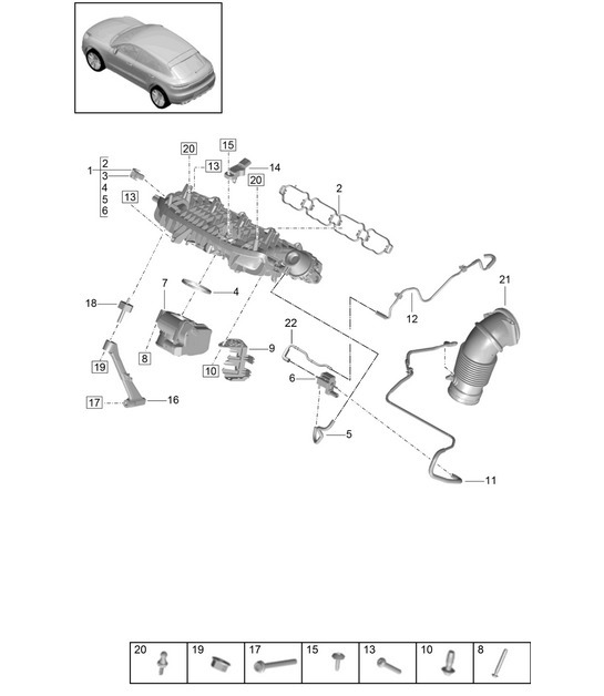 Diagram 107-130 Porsche Macan (95B) MK2 2019-2021 Engine