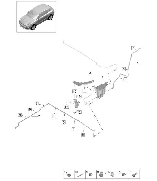 Diagram 201-210 Porsche 9J1.1 Taycan 2020-24 