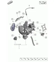 Uitlaatgasturbocompressor / Lambdasonde - PR:T2G - 95B (II / III) Macan 2.0L 2019 - 2024
