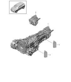 7-speed dual clutch gearbox - PDK - 95B (II / III) Macan 2019 - 2024