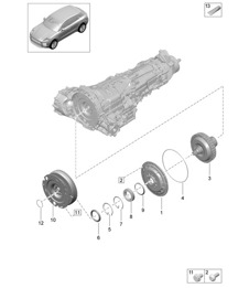 Kupplung / Schwungrad - PR:T2B - 95B (II / III) Macan 2.0L 2019 - 2024