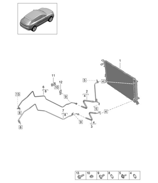 Diagram 307-005 Porsche Macan (95B) MK2 2019-2021 Transmission