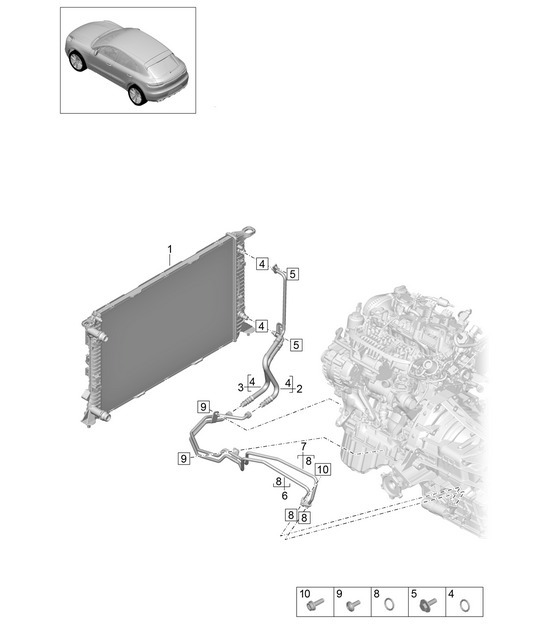 Diagram 307-015 Porsche Macan (95B) MK2 2019-2021 Transmission