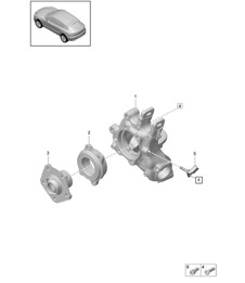 适用于 Macan 2019-2024 的 95B (II / III) 型轮毂/轮架