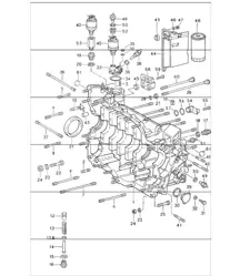 crankcase right 964 1989-94