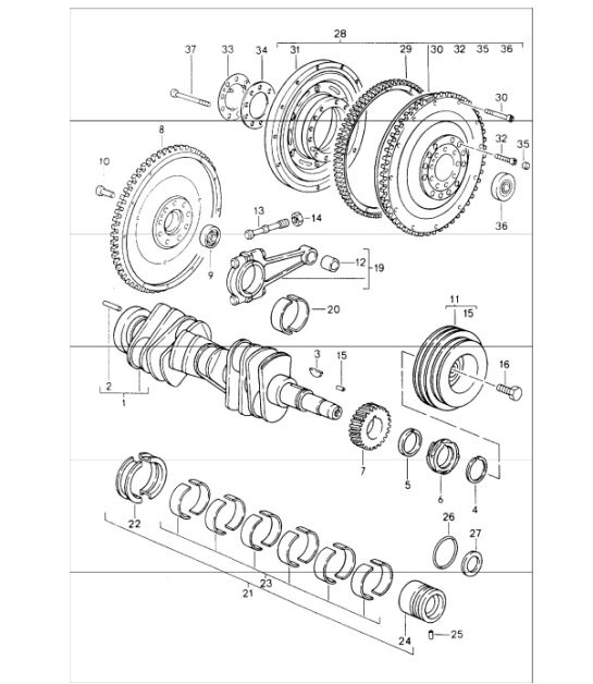 albero motore 964 1989-94