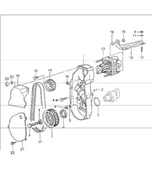 power-steering pump 964 1989-94