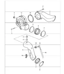 additional blower 964 M64.01/02/03 1989-94