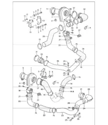 additional blower 964 TURBO M30.69 and M64.50 1991-94
