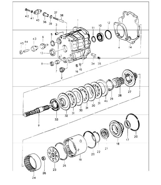 distributor housing 964 G64.00/01/02 1989-94