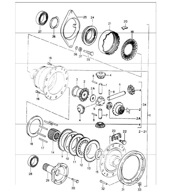 differential 964 G64.00/01/02 1989-94