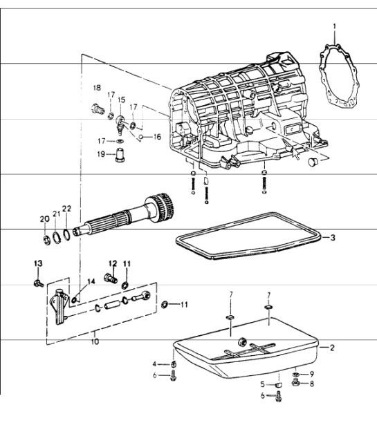 Diagram 320-02 Porsche 996 GT3 RS 2003-04 Transmission
