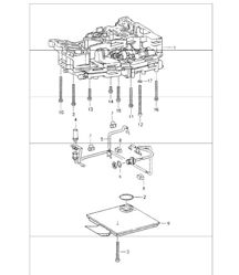 tiptronic oil strainer inductive transmitter mounting parts for switch unit 964 CARRERA 2 A50.01/02/03 1990-94