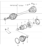 Front Axle, Steering  964 (911) (1989-1994)