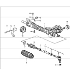 Front Axle, Steering  964 (911) (1989-1994)