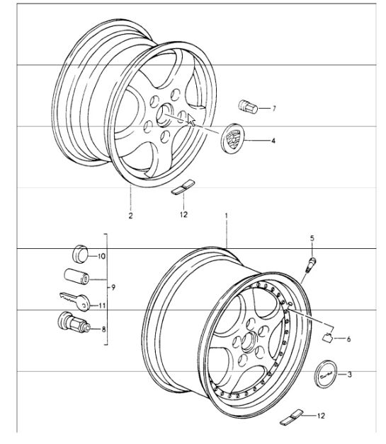 wheels 964 TURBO 3,6 1993 ONWARDS