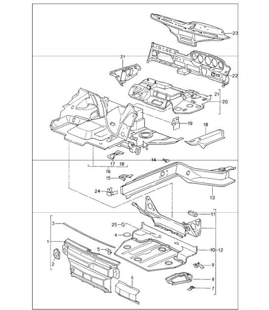 Diagram 801-05 Porsche 928GT 5.0L 1989-91 