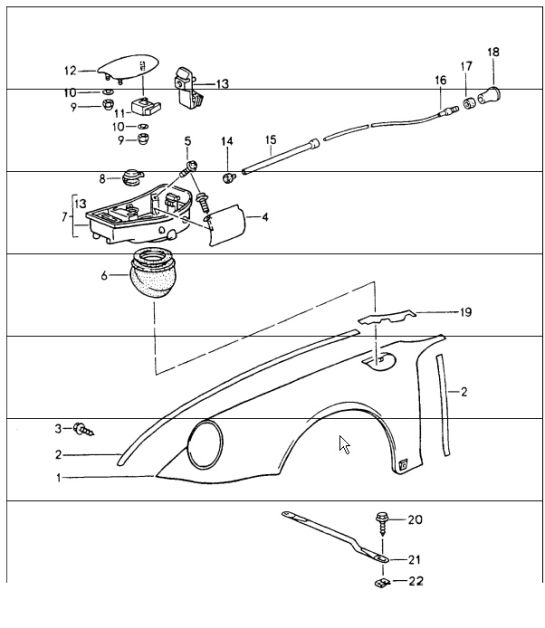 exterior panelling front 964 1989-94
