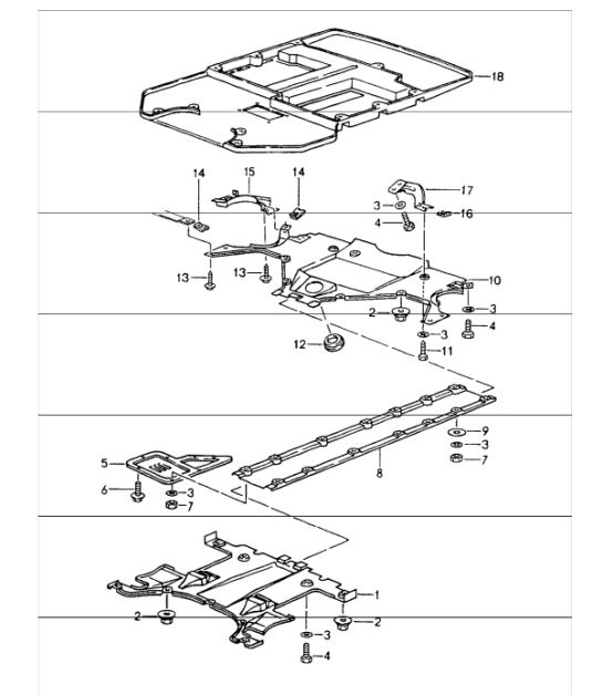 cover underbody 964 1989-94