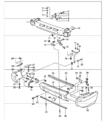 Stoßstange hinten 964 1989-94